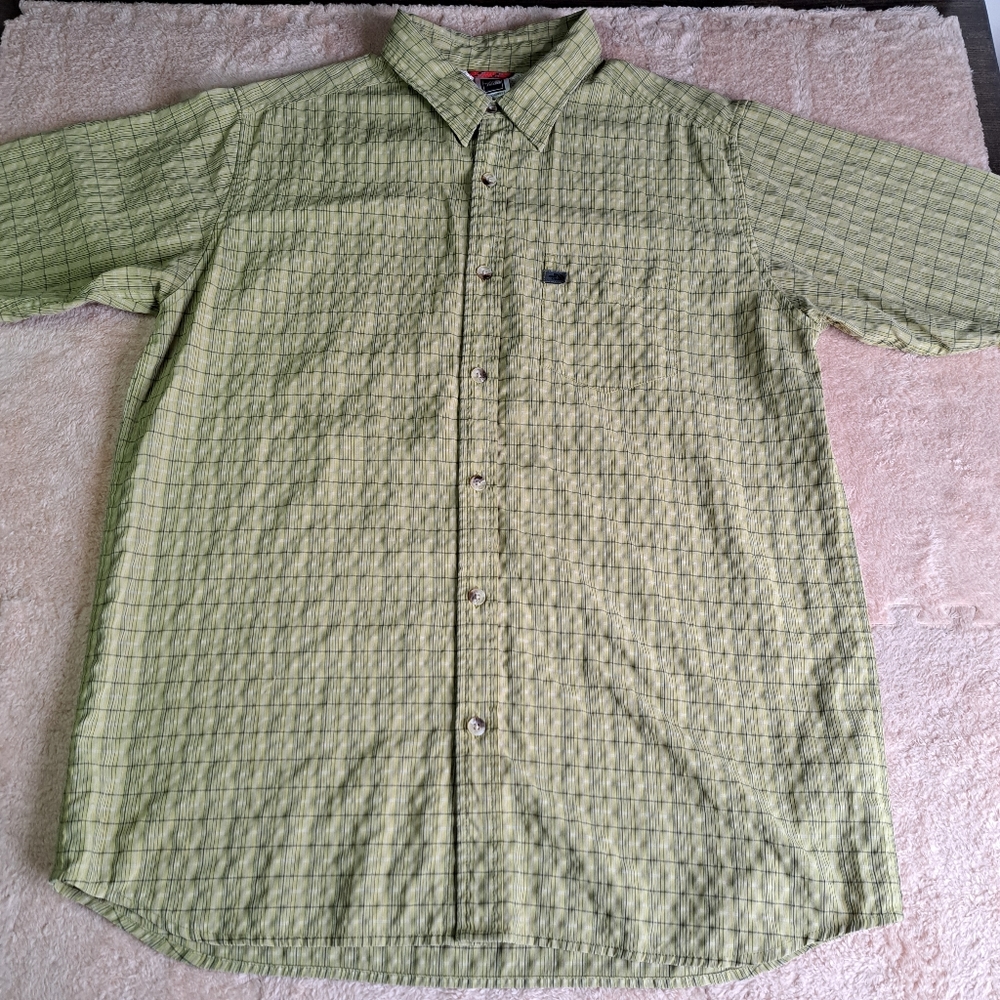 The North Face Modal Green Short Sleeve Hiking Shirt